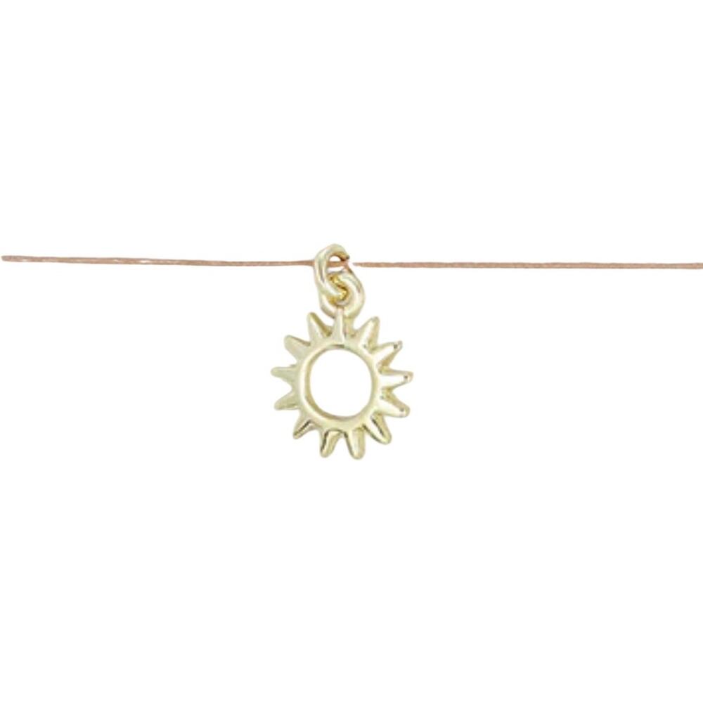 Lucky Feather14k gold dippped 16" corded necklace. Bask in the sunshine.